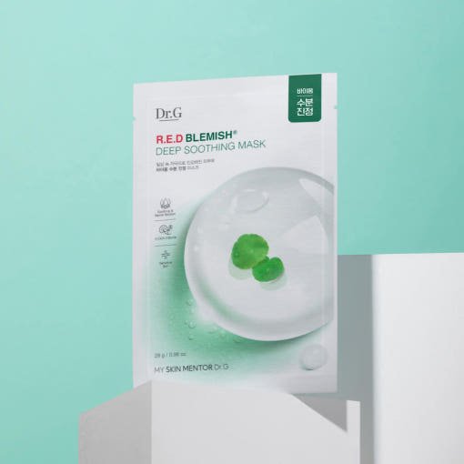 Dr.G RED BLEMISH Deep Soothing Mask 28g X 10ea - JOSEPH BEAUTY
