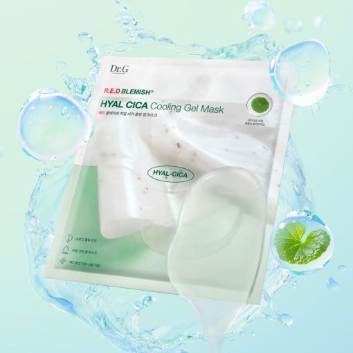 Dr.G RED BLEMISH HYAL CICA Cooling Gel Mask 27g X 10ea - JOSEPH BEAUTY