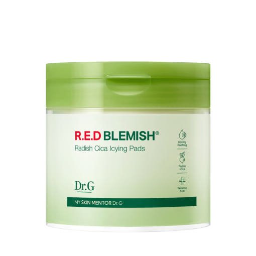 Dr.G RED BLEMISH Radish Cica Icying Pads 190ml/60sheets - JOSEPH BEAUTY