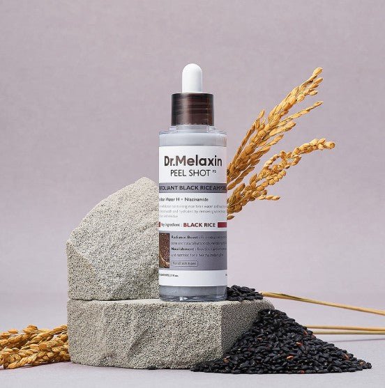Dr.Melaxin Peel Shot Exfoliating Black Rice Ampoule 80ml - JOSEPH BEAUTY
