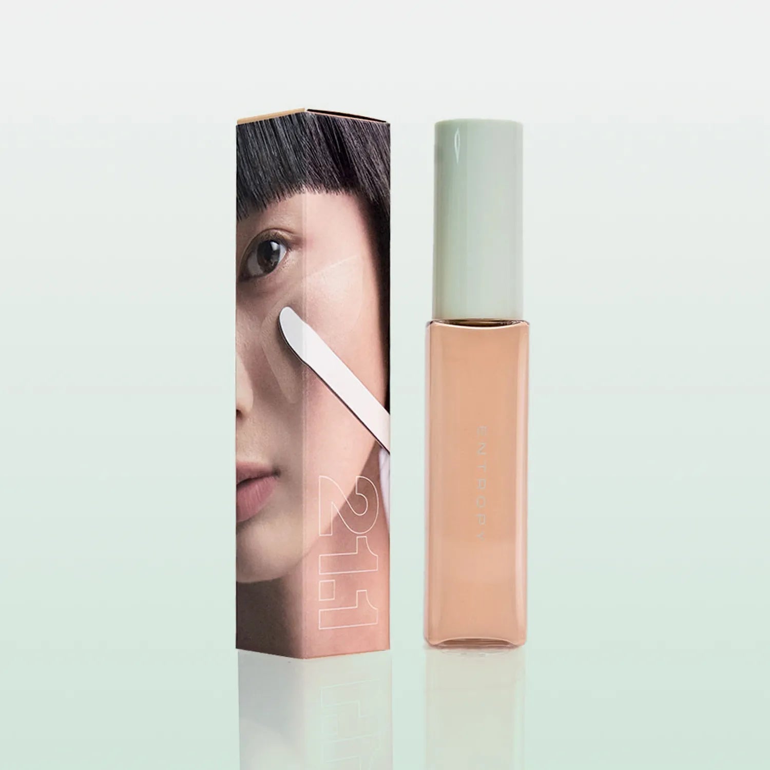 ENTROPY Organza Fit Spatula Foundation 40g - JOSEPH BEAUTY