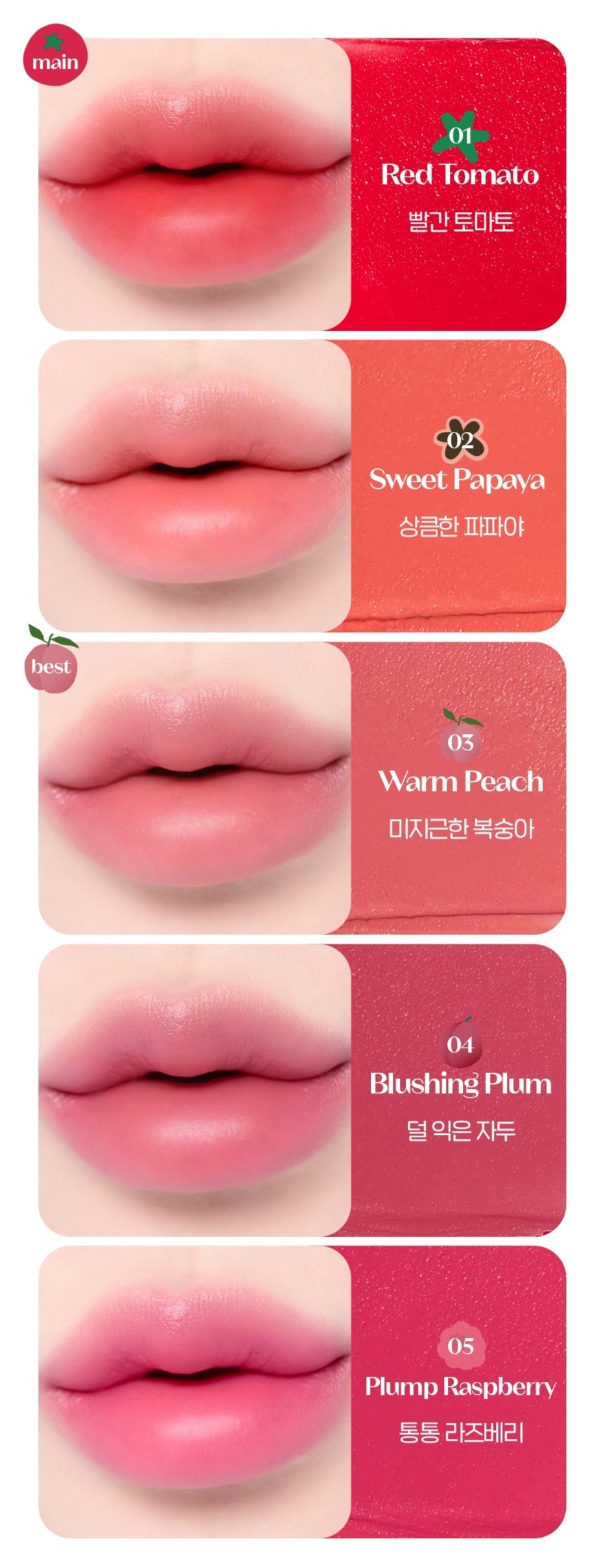ETUDE Fruity Lip & Cheek Blur Balm 2.3g