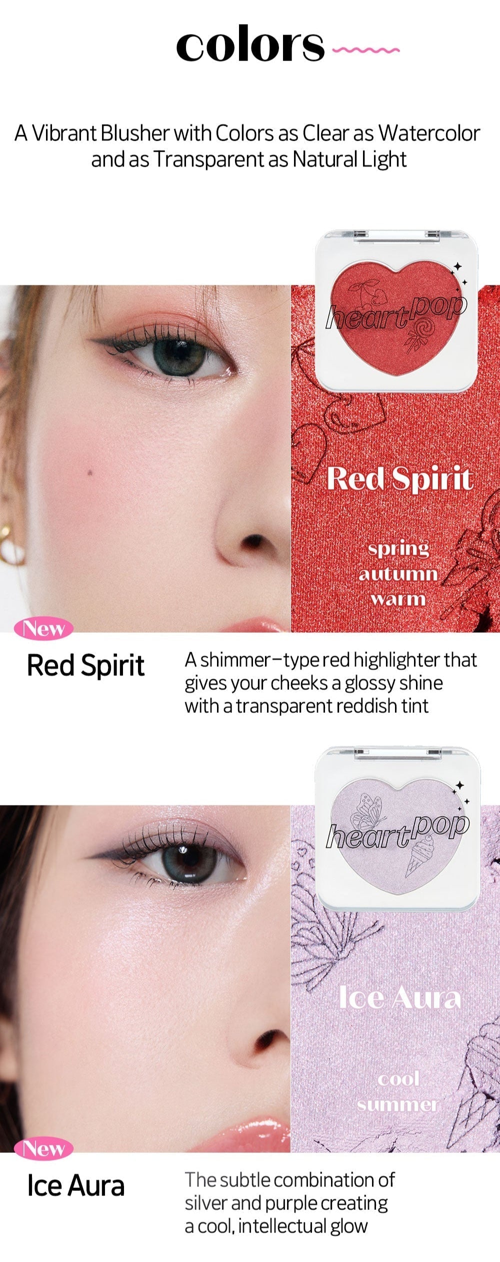 ETUDE Heart Pop Blusher 4g