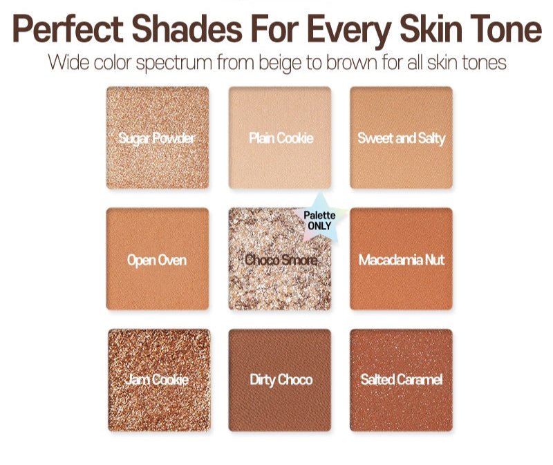 ETUDE Play Color Eyes 9 - Color 7.2g Cookie Chips - JOSEPH BEAUTY
