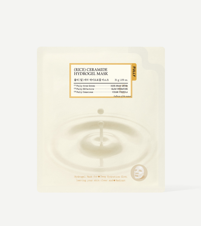 FULLY RICE CERAMIDE HYDROGEL MASK 31g X 4ea