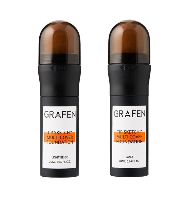 GRAFEN Tip Sketch Multi Cover Foundation SPF+ PA+++ 20ml (2colors)