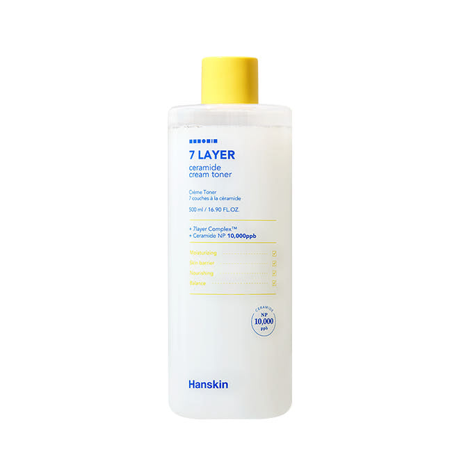 Hanskin 7 Layer Ceramide Cream Toner 500ml