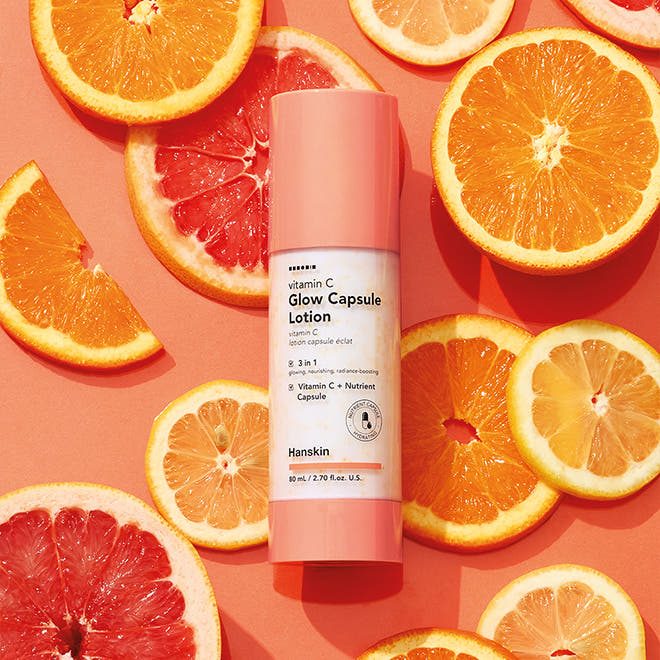 Hanskin Vitamin C Glow Capsule Lotion 80ml