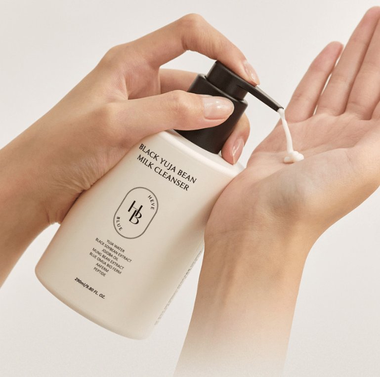 HEVEBLUE Black Yuja Bean Milk Cleanser 290ml - JOSEPH BEAUTY