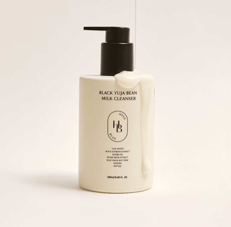 HEVEBLUE Black Yuja Bean Milk Cleanser 290ml - JOSEPH BEAUTY