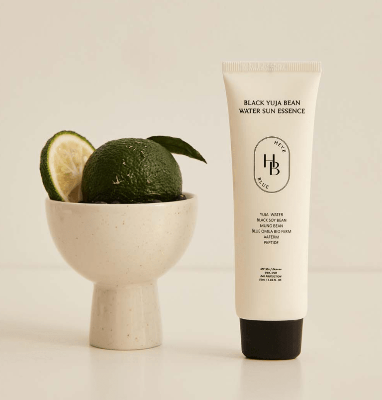 HEVEBLUE Black Yuja Bean Water Sun 50ml - JOSEPH BEAUTY