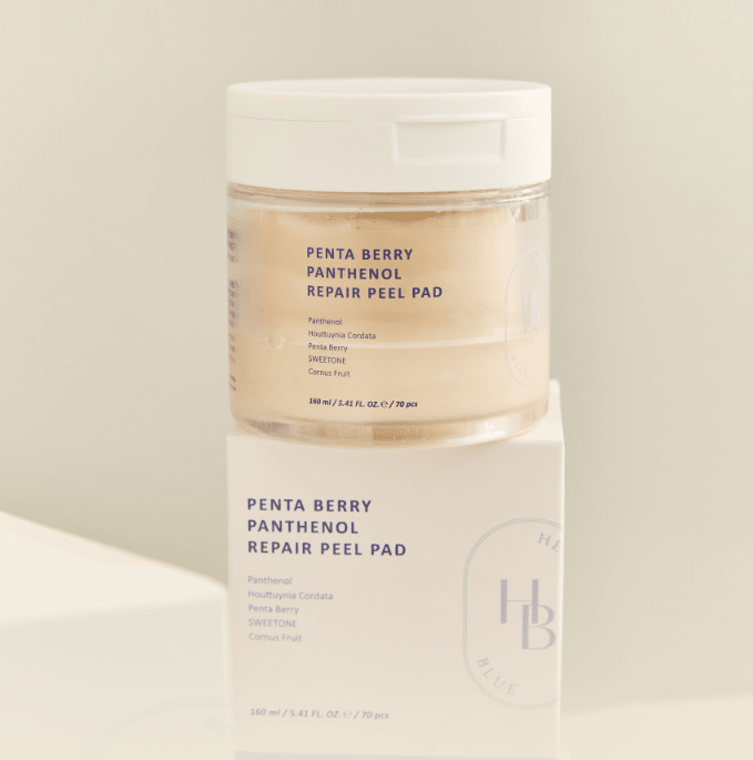 HEVEBLUE Penta Berry Panthenol Repair Peel Pad 160ml/70ea - JOSEPH BEAUTY