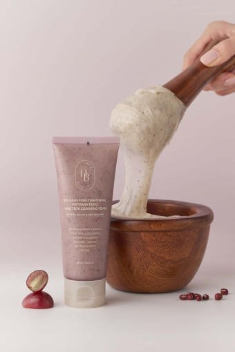 HEVEBLUE Red Bean Pore - Tightening Peptamin Podo Chaltteok Cleansing Foam 100ml - JOSEPH BEAUTY
