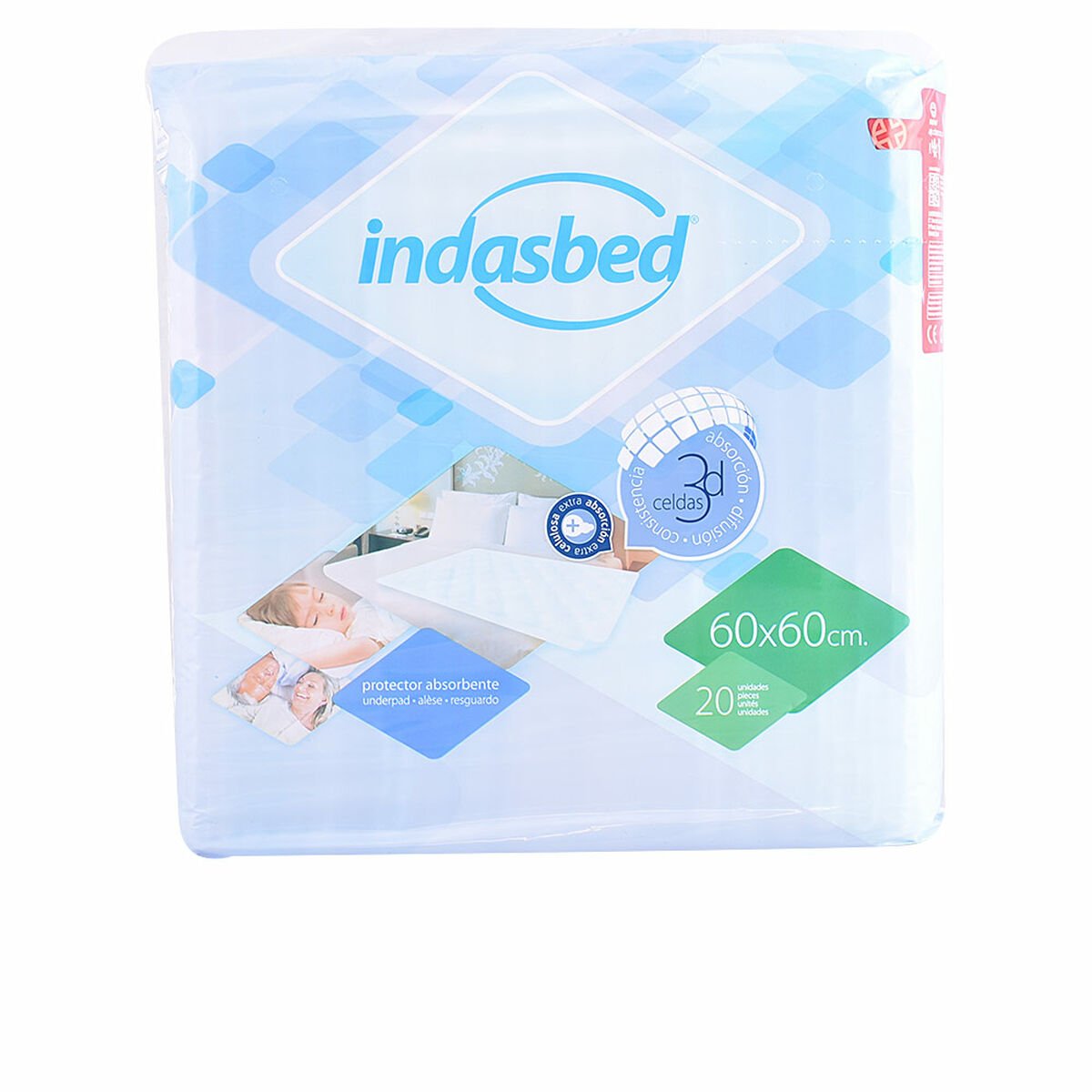 Incontinence Protector Indasbed Indasec 20 Units - JOSEPH BEAUTY