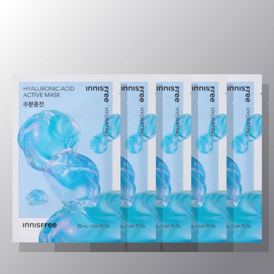 innisfree Hyaluronic Acid Active Mask 25ml X 5ea - JOSEPH BEAUTY