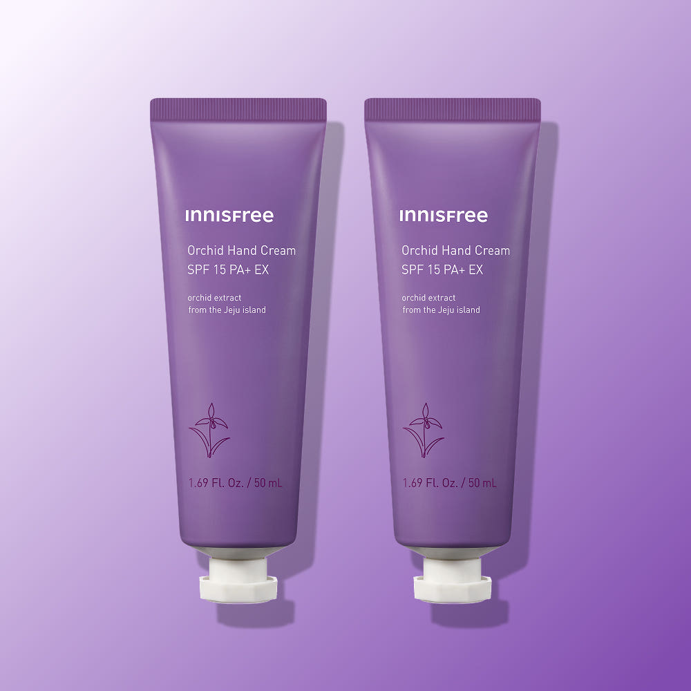 Innisfree Jeju Orchid Hand Cream SPF15 PA+ EX 50ml+50ml
