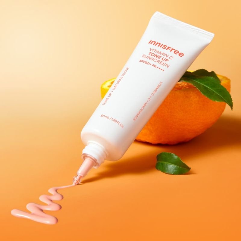 innisfree Vita C Tone Up Sunscreen SPF50+ PA++++ 50ml - JOSEPH BEAUTY