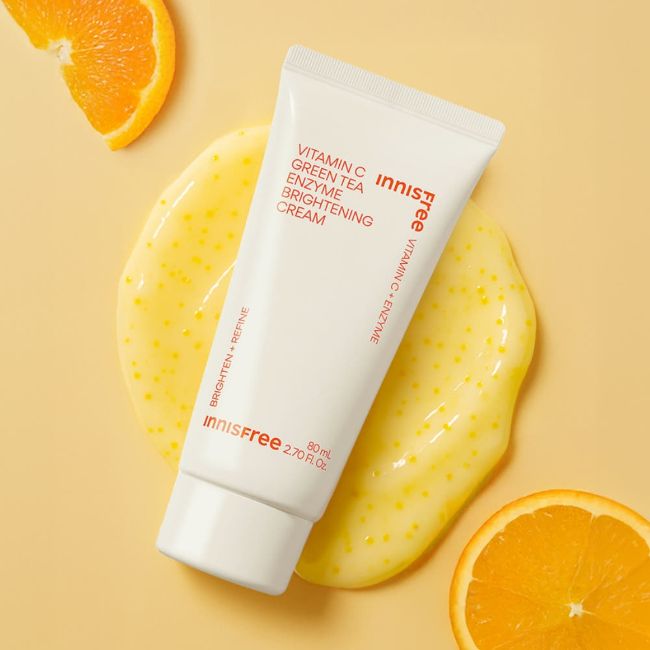 innisfree Vitamin C Green Tea Enzyme Brightening Cream 80ml - JOSEPH BEAUTY