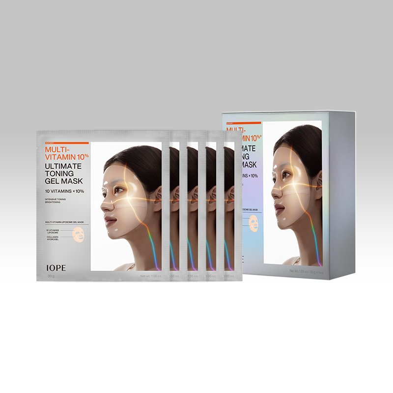 IOPE Multi Vitamin 10% Ultimate Toning Gel Mask 30g X 5ea