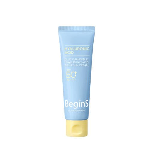 JUNGSAEMMOOL Blue Chamomile Hyaluronic Acid Aqua Sun Cream SPF 50+ PA++++ 50ml - JOSEPH BEAUTY