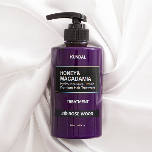 KUNDAL HONEY & MACADAMIA Hydro-Intensive Protein Premium Haarkur 500ml #ROSEWOOD