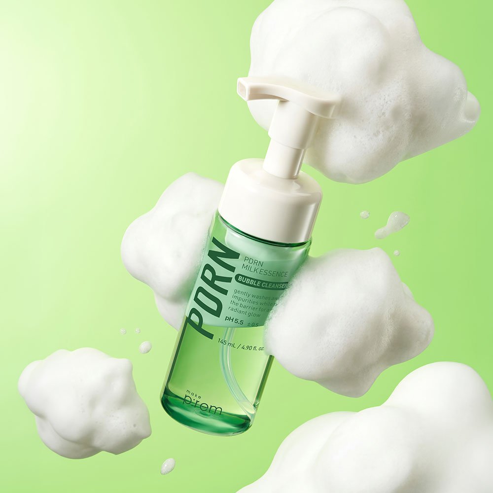 make p:rem PDRN Milk Essence Bubble Cleanser 145ml