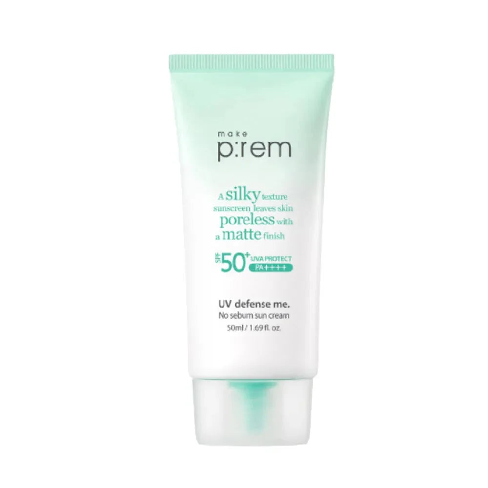 make p:rem UV Defense Me. No Sebum Sun Cream SPF50+ PA++++ 50ml