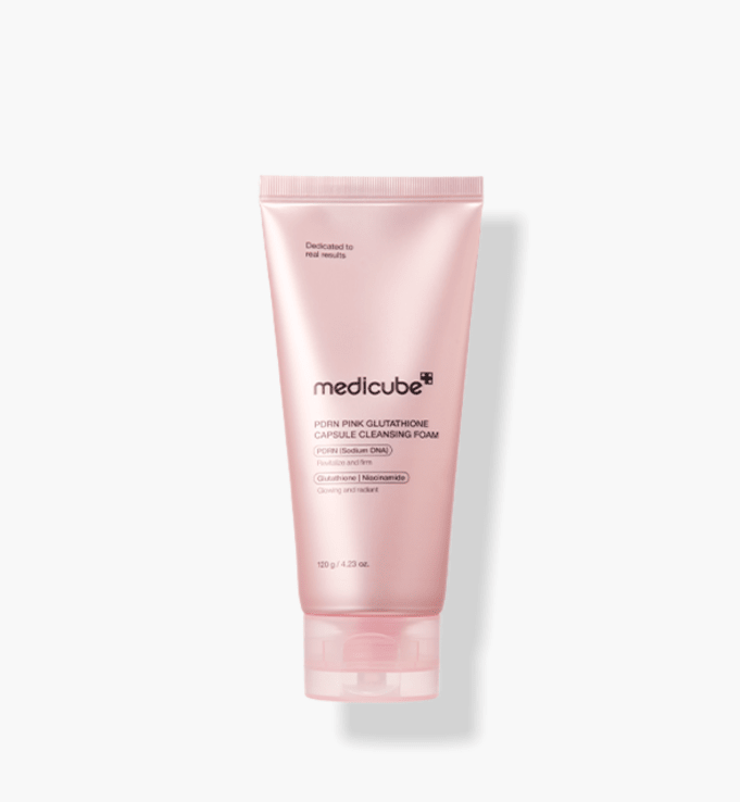 medicube PDRN Pink Glutathione Capsule Cleansing Foam 120g - JOSEPH BEAUTY
