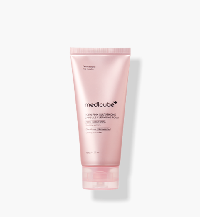 medicube PDRN Pink Glutathione Capsule Cleansing Foam 120g