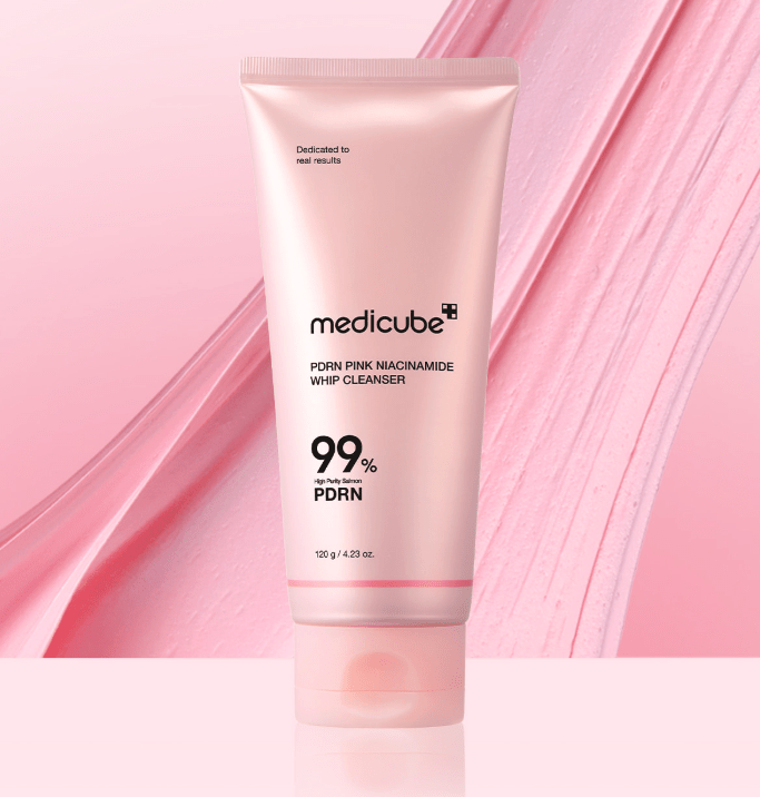 medicube pdrn pink niacinamide whip cleanser 120g - JOSEPH BEAUTY