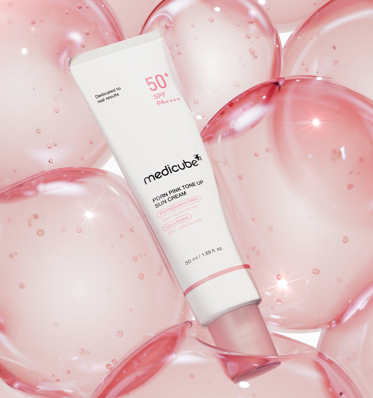 medicube PDRN Pink Tone Up Sun Cream 50ml - JOSEPH BEAUTY