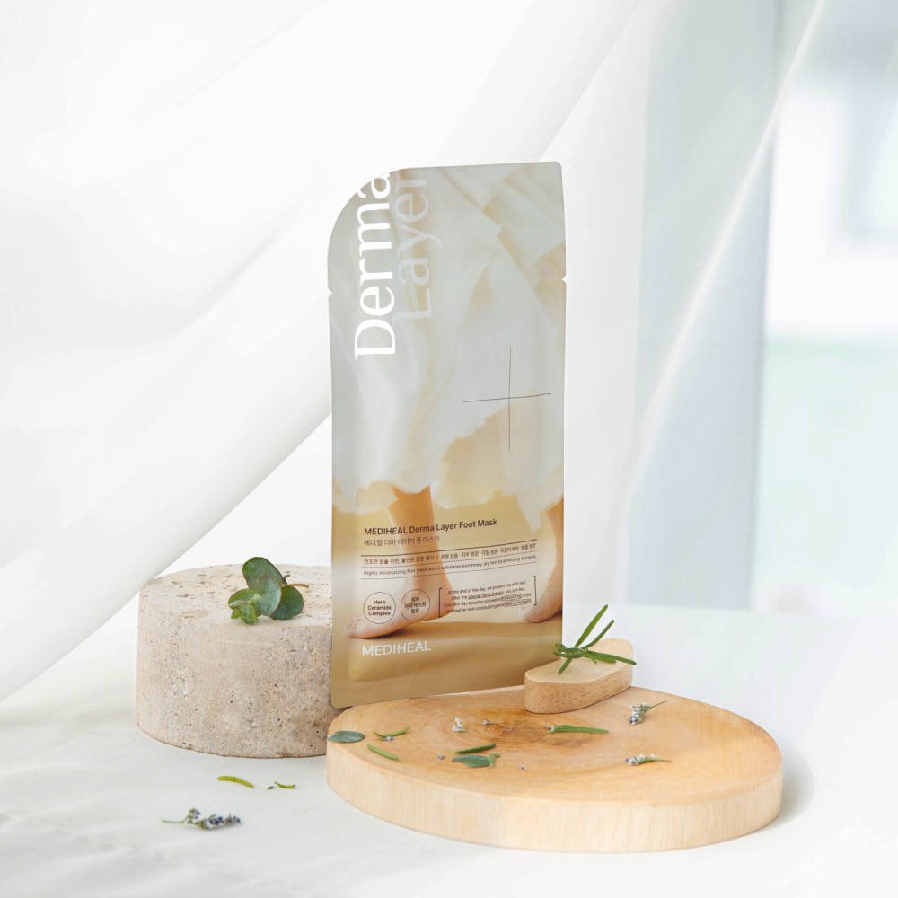 MEDIHEAL Derma Layer Foot Mask 18ml X 5ea - JOSEPH BEAUTY