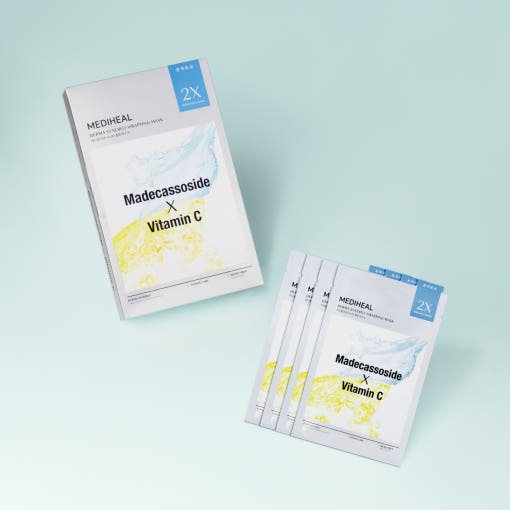 MEDIHEAL Derma Synergy Wrapping Mask Toning Care (Madecassoside X Vitamin C) 25ml X 14ea - JOSEPH BEAUTY