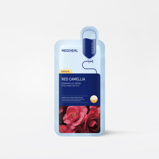MEDIHEAL Masque Dermaplus 22ml X 10p #Camélia Rouge