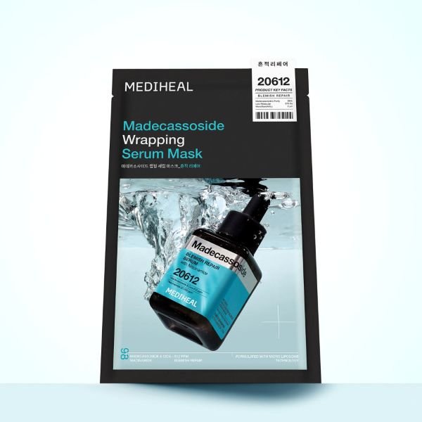 MEDIHEAL Madecassoside Wrapping Serum Mask 25ml X 10ea - JOSEPH BEAUTY