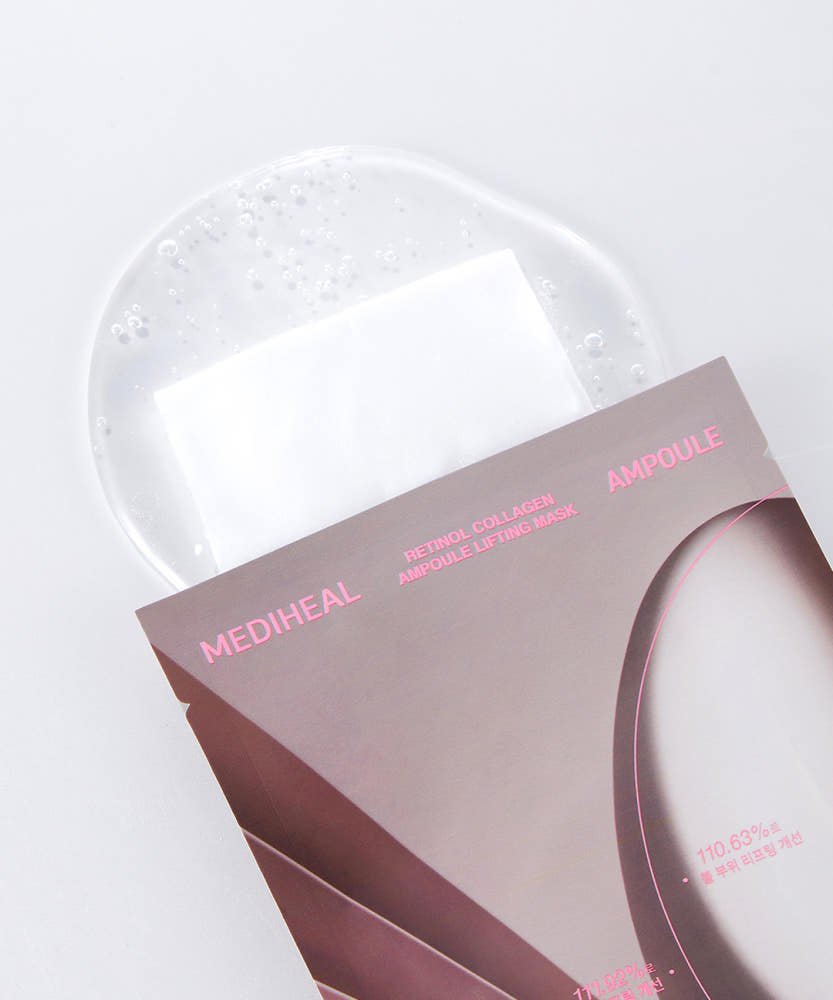 MEDIHEAL Retinol Collagen Ampoule Lifting Mask 30ml X 10ea - JOSEPH BEAUTY