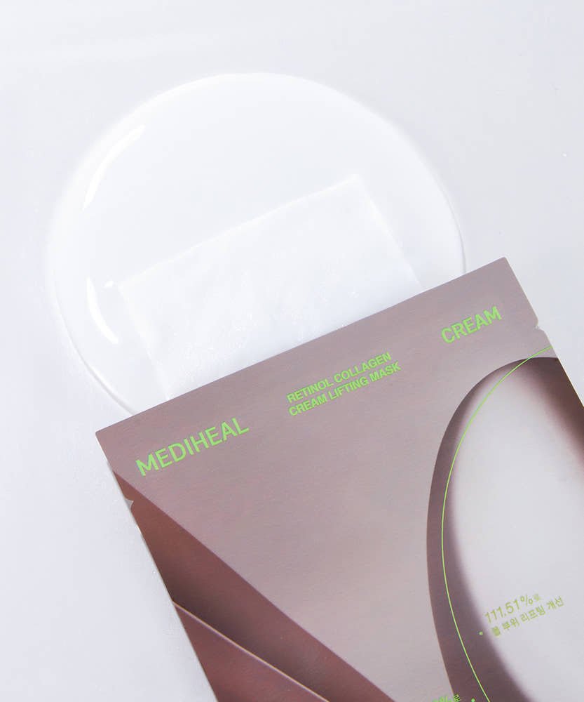 MEDIHEAL Retinol Collagen Cream Lifting Mask 30ml X 10ea - JOSEPH BEAUTY