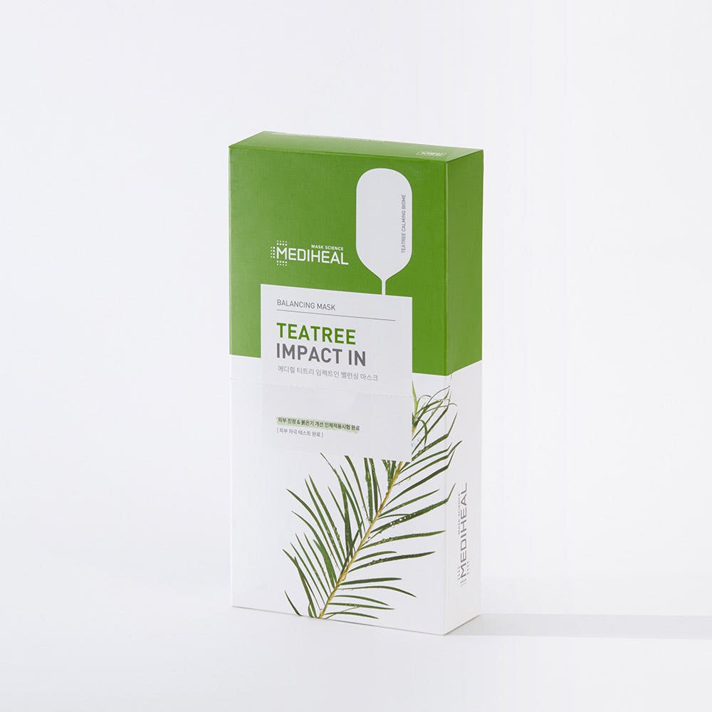 MEDIHEAL Teatree Impact In Balancing Mask 24ml X 10ea - JOSEPH BEAUTY
