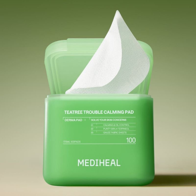 MEDIHEAL Teatree Trouble Calming Pad 170ml/100ea - JOSEPH BEAUTY