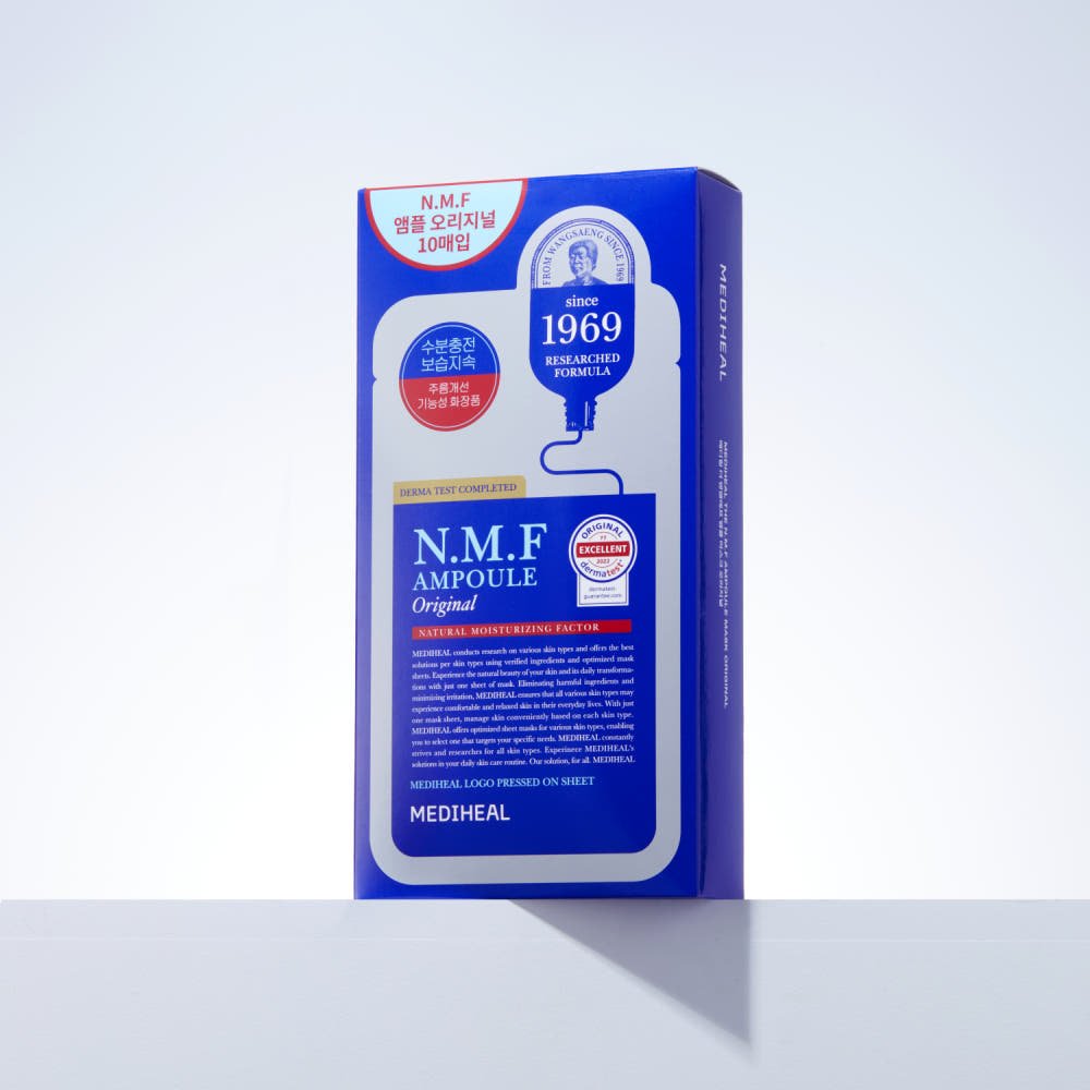 MEDIHEAL The N.M.F Ampoule Mask Original 27ml X 10ea - JOSEPH BEAUTY