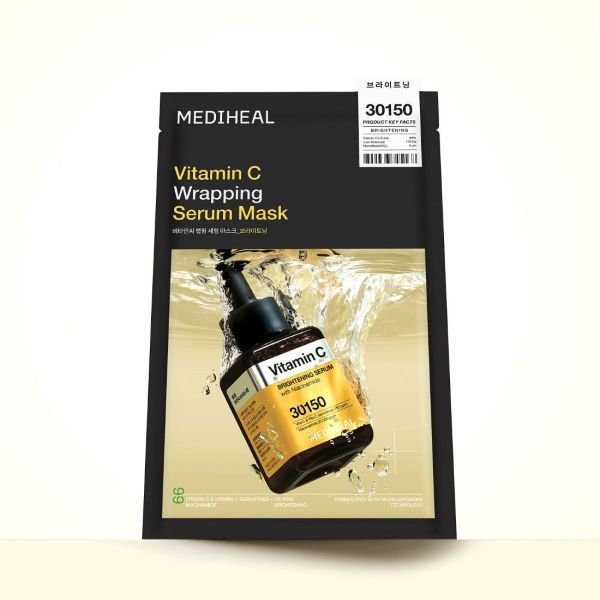 MEDIHEAL Vitamin C Wrapping Serum Mask 25ml X 10ea - JOSEPH BEAUTY