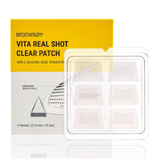MEDITHERAPY Vita Real Shot Clear Patch 6patches (27.6mm X 18mm) - JOSEPH BEAUTY