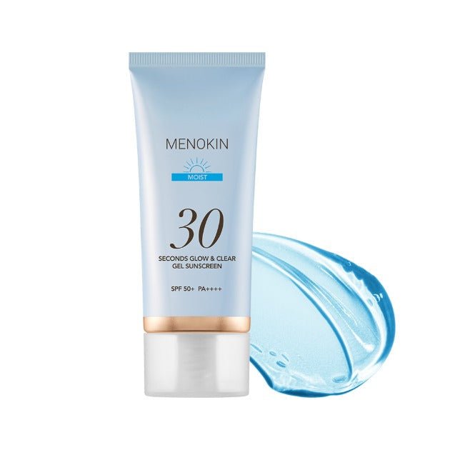 MENOKIN 30 Seconds Glow & Clear Gel Sunscreen SPF50+ PA++++ 50ml MOIST - JOSEPH BEAUTY