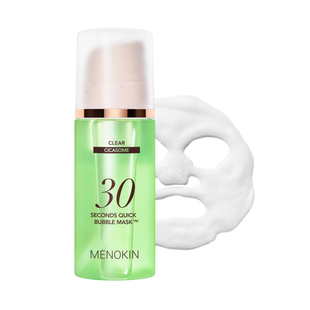 MENOKIN 30 Seconds Quick Bubble Mask 95ml CLEAR - JOSEPH BEAUTY