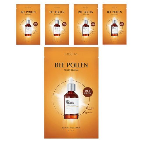 MISSHA Bee Pollen Ampoule Mask 30g X 5ea - JOSEPH BEAUTY
