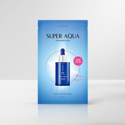 MISSHA Super Aqua Ampoule Mask 28g X 5ea - JOSEPH BEAUTY