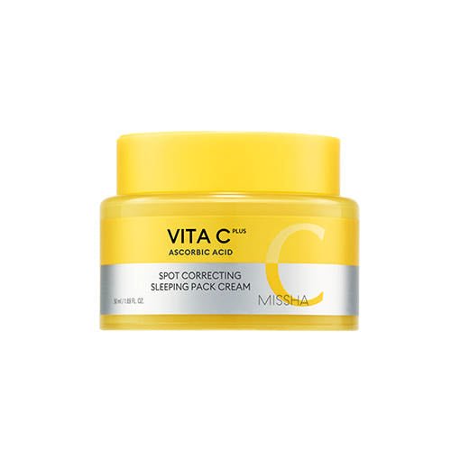 MISSHA Vita C Plus Spot Correcting Sleeping Mask Pack Cream 50ml - JOSEPH BEAUTY