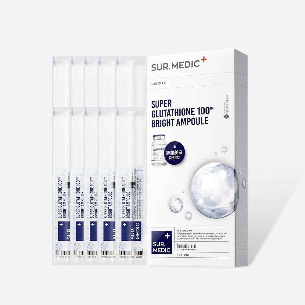 NEOGEN SUR.MEDIC+ Super Glutathione 100 Bright Ampoule 1ml × 10ea - JOSEPH BEAUTY