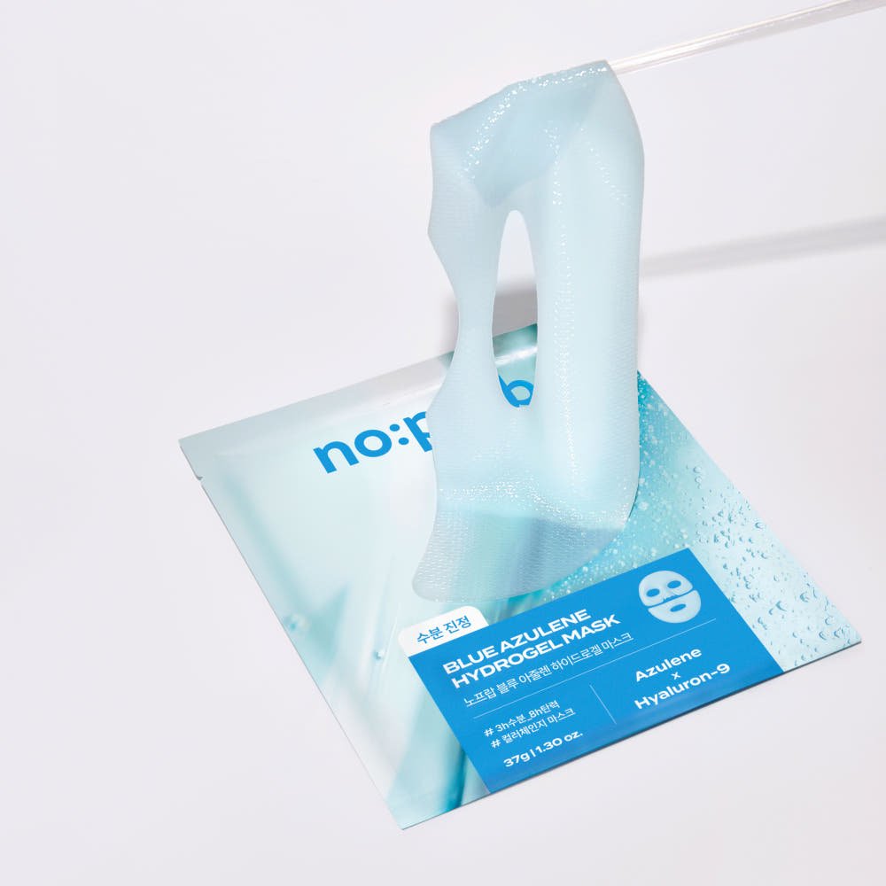 noprob Blue Azulene Hydrogel Mask 37g X 5ea - JOSEPH BEAUTY