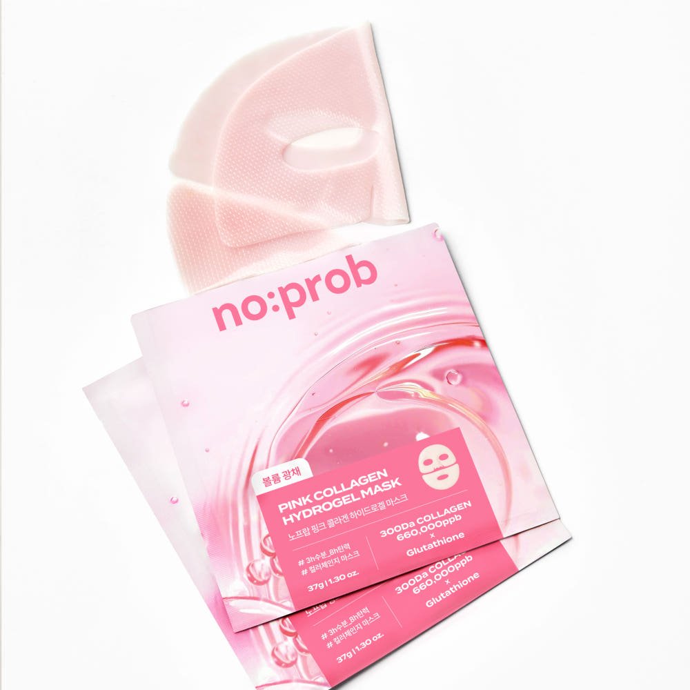 noprob Pink Collagen Hydrogel Mask 37g X 5ea - JOSEPH BEAUTY